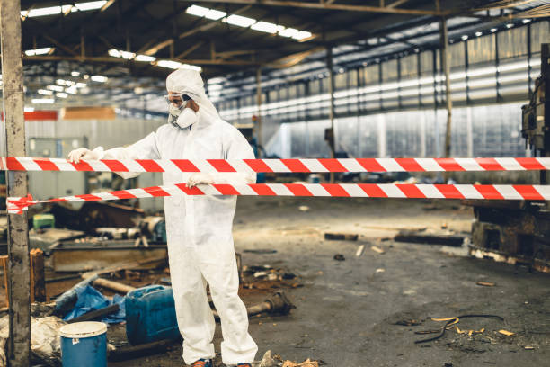 Professional Infectious Disease Decontamination technician working in Portland, ME